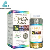 Nature's Health Omega 3-6-9, Helps Reduce cholesterol And Triglycerides In The Blood, Brightens The Eyes
