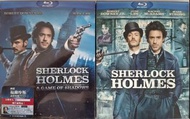 Sherlock Holmes 1 + 2 Blu-ray Bluray 藍光碟 港版 中英文字幕 Guy Ritchie, Robert Downey Jr., Jude Law, Rachel M
