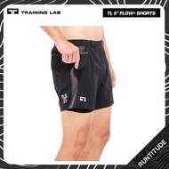 Training Lab Mens 5" Flow+ 2 in 1 Shorts [ขนาด 5 นิ้ว] กางเกงวิ่งผู้ชาย สำหรับเล่นกีฬา วิ่ง เทรล