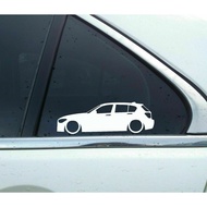 Lowered BMW 1 series Window Sticker 2pcs