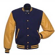Stewart & Strauss Original Varsity Letterman Jacket Since 1977 (48 Team Colors) Wool & Leather XXS t