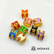 999 Mini H MINI H 999 GOLD Momas Jewellery Gold 999 Bead Charm Pdr Pendant Budget Gold Gift