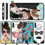 Samsung Galaxy Note 9 10 20 S20 Ultra Plus Lite Fe Phone Case QWE63 Fashion Trend Design Girl Boss