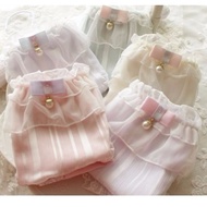 [Co Co S] H202 Japanese Panties Romantic Pearl Candy Color Lace (M-3L)