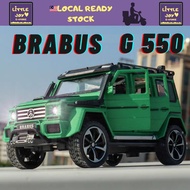 🇲🇾LJS1 Mercedes BRABUS G550 G-class G63 Diecast 1:32 1:24 Alloy scale model car cake deco kereta mai