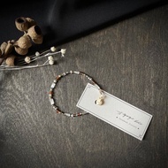 琥珀蜜糖色 琉璃礦石手鍊