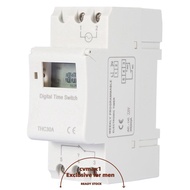 CYMX Electronic Time Control, 220V 1-168h Programmable Digital Timer Switch, Home Automation THC 30A