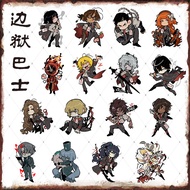 Sinclair Faust Ishmael Anime KeyChain Limbus Company Men Key Chain for Women Fashion Print Figure Ac