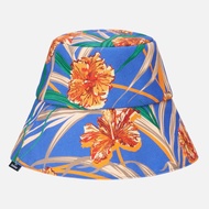 Bunga Raya Cotton Reversible Bucket Hat-Blue