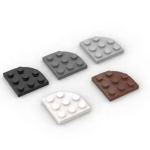 MOC 10PCS 30357 Round Corner 3x3 Building Blocks Kit High-Tech Plate Bricks Particle Puzzle DIY Toys