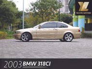 毅龍汽車 嚴選 BMW E46 318CI 總代理 僅跑10萬公里 小改款