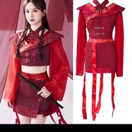 Chinese Style Classical Playing Song Costume Jazz Dance Suit Girl Group Stars Group sing Performance