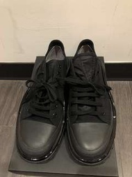 2017F/W RAF SIMONS X ADIDAS 設計師休閒鞋 黑色 帆布鞋結合厚膠底 9.5成新 台北高雄可面交 US10