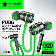 PLEXTONE XMOVI G20 RX1 RX3 VX2 G25 G30 G15 DX2 4GAME Noise Reduction Magnet In-Ear Earphone With Mic