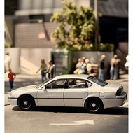 MYBRICKSTORE 596 1:64 Silver Impala Sedan Sports Model Diecast Metal Car New Collection