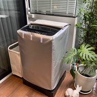 ผ้าคลุมเครื่องซักผ้า ฝาบน 7-25kg. กันUV☀️ กันน้ำ100% (ใส่ได้กับทุกยี่ห้อ) พร้อส่ง🚛 วัสดุPVC Sponge L