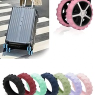 4/8/12 Pcs Luggage Wheels Protector Cover Silicone Trolley Case Silent Caster Sleeve Silicone Wheels