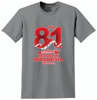 KAOS ATASAN OBLONG PRIA DEWASA DISTRO LENGAN PENDEK MOTIF DIRGAHAYU  17 AGUSTUS XS-XXL-612