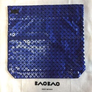 New BAOBAO Issey Miyake Clutch Bag Metallic Blue