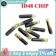 YGS 1 Pcs ID48 ID 48 Remote Key Glass Transponder Chip T6 Crypto Unlocked Copy Chip Anti-Theft Chip 