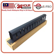 1U Cable Management Panel 1U 19inch  With Cover Black For Equipment Server Rack 4U/6U/9U/12U/15U/27U