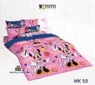 TOTO  (MK50)  มิกกี้เม้า mickey mouse ชุดผ้าปูที่นอน ชุดเครื่องนอน ผ้าห่มนวม  ยี่ห้อโตโตแท้100%