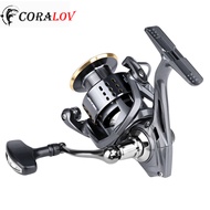 【Stok Lokal】CORALOV AC2000-7000 Reel Deukio Pancing Full Besi Laut Ukuran Rell Sarky 8000 Ril Real S