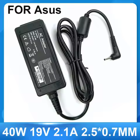 AC Adapter 19V 2.1A 40W 2.5*0.7MM AC Laptop Charger Adapter For ASUS Eee 1001Px PC X101CH R051PX N17