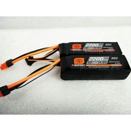 2 pcs spektrum 14.8v 4s 2200mah 30c smart lipo battery ic3 xt60 tplug