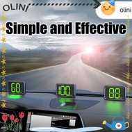 OLINI HUD Car Head Up Display, Plug&Play Versatile Compatibility Car Digital Speedometer, KMH/MPH GP