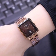 Jam Tangan wanita Fossil Anti Air Rantai Stainless Steel Tanggal Aktif Body Bulat Free Box