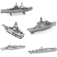 Unassembled 3D Metal Model of Navy Destroyer Arizona, Burke Class Destroyer, Kongo, Type 056
