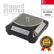 [SG FREE ] Solar Showcase 360 Rotating Turntable Jewelry Watch Ring Phone Display Stand