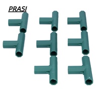 PRASI 8Pcs Tee Connector, 3 Way 16mm Plant Support Joint, Durable Plastic Sturdy T Shape Garden Stak