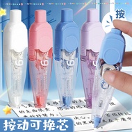 Correction Tape Push Push Type Correction Tape Pen Type Correction Tape Students Use Replaceable Ref