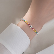 JOJO COCO Korean Fashion New Women's Rainbow Beaded Bracelet