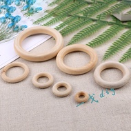 5pcs 1 Set diy Jewelry Accessories Log Beads Series Circle Wooden Circle Wooden Circle Wooden Clasp 