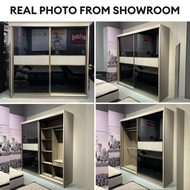 Free INSTALL MC- Ready Stock Lowest Price  Premium 5x8, 6x8, 8x8 Anti Jump Sliding Door Wardrobe