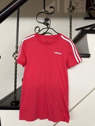 Adidas 衣服 短袖 短T 桃粉色 瑜珈服 有氧服 運動