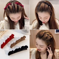 E7 Unique Velvet Bangs Hair Clip for Women ES001