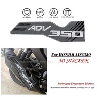 For HONDA ADV 350 ADV350 2022 2023  Non-Slip Decorate Sticker Motorcycle 3D Epoxy Sticker Decal exha