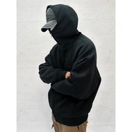 MergeLab Ninja Hoodie Sweatshirt - Clean Fit Heavyweight 550G