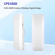 5.8G 450M Outdoor Wireless Digital Bridge 100Mbps network interface IP65 Waterproof With 450M transm