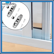 [JTFY] 4pcs Slot/Flat Wheel 77 Tyle Sliding DoorCasement Pulley Stainless Steel Frame