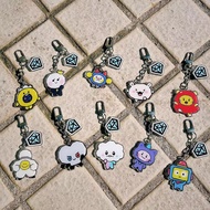 Kpop TRUZ Series Treasure Acrylic Mini Cute Cartoon Bag Keychain Double-sided Laminated Charm