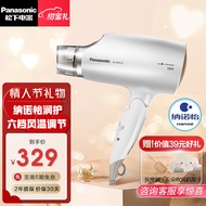 松下（Panasonic） 电吹风机纳诺怡水负离子女家用理发店大功率恒温护发吹风筒 送男女友生日新年礼物 EH-WNA3C