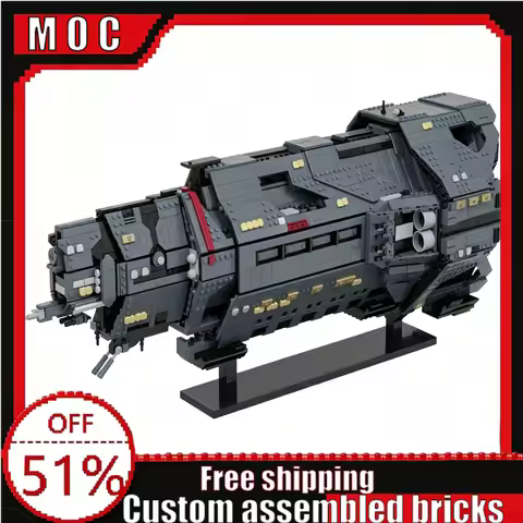 5432 Parts Interstellar Heavy Warship Retrofit Version Building Set Model Building Blocks DIY Assemb
