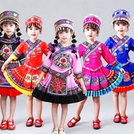 ❦ United National Costume For Kids Girl Thailand Songkran Festival Children Ethnic Minority Costume