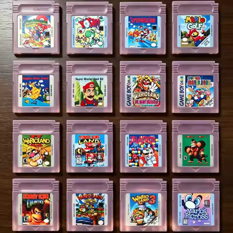 USA GBC 16 Bit Game Video Game Cartridge Console16 Bit Game Card Wario Land Donkey Kong Wario Land 2