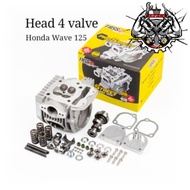 Head 4 Valve Honda Wave 125 cylinder head  24/21